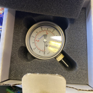 Swagelok Manometer PGI-63B-BG100-LAQX | 0-100 bar | 63mm | 1/4" Tube Adapter | N2