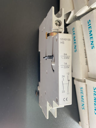 Siemens 5SX9100 Hilfsstromschalter / Hilfsschalter 1S+1Ö – NEU & OVP0