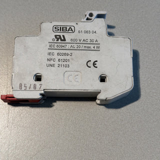 SIBA 6003305.30 Zylindrische Sicherung 30A 600V AC (10,3 x 38 mm) – Ultra Flink 0