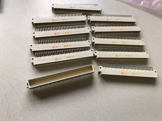 11x Harting 09 04 132 6921 DIN 41612 Messerleiste 32-polig NEU3