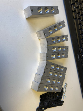 9X festo Mehrfachverteiler  MONTAGELEISTE 5/1/30