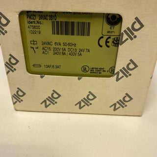 PILZ PNOZ 1 ID-NR. 475600 NOT-AUS Schaltgerät 24 VAC 3S / 1Ö1