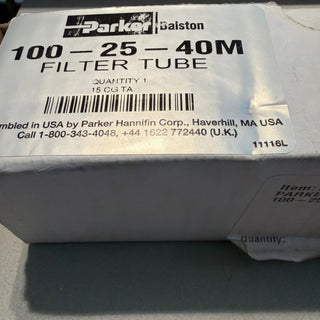 Parker Balston 100-25-40M Filterelement – Edelstahl – NEU & OVP1