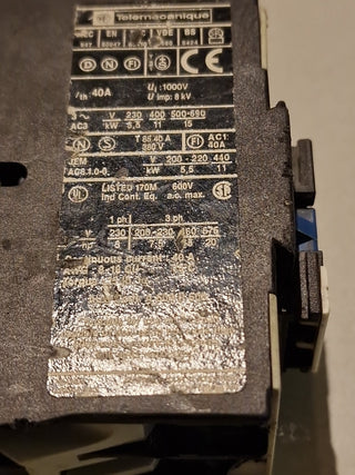 Telemecanique LC1 D25004 F7 Schütz / Contactor - 4-polig (4 NO) - Spule 110V AC6