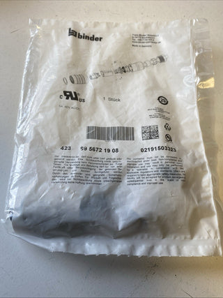 Binder M16 Kabeldose 8-polig (99-5672-19-08) Serie 423 – NEU & OVP