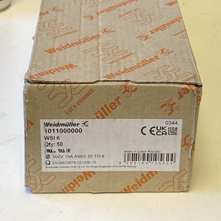 NEU 50 Stk. Weidmüller WSI 6 Sicherungs-Reihenklemme 6mm² G-Sicherung 5x20mm1