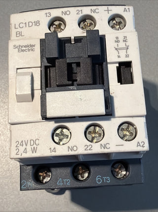 Schneider Electric TeSys D Leistungsschütz LC1D18BL + Entstörmodul LAD4TBDL (Geb0
