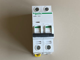 Schneider Electric iC60N Leitungsschutzschalter 2P 1A B-Charakteristik A9F031012