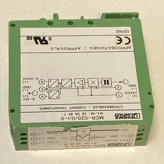 Phoenix Contact Strommessumformer MCR-S20/U/I-0/ 2808857 0-20A 0-10V 0-20mA6