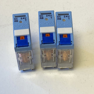 3x Turck C10-A10 24V dc Spule 1-poliger Wechsler Steckrelais 10A 742Ω 700mW5