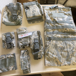 6x US Army GCS Pouches Taschen Set Molle Weste Koppel Tragesystem Selten NEU3