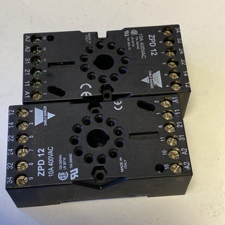 2x Carlo Gavazzi ZPD 12; Relay Base; 400VAC; 10A; 11-Pin4