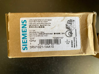 Siemens 3RV1021-1AA10 Motorschutzschalter Leistungsschalter 600V 1,1-1,6A0