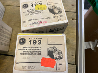 Allen Bradley 193-BSC20 Überlastrelais Motorschutz 16-20A Ser.A – NEU & OVP1