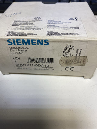 Siemens 3RV1011-0DA10 Motorschutzschalter,1