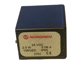 Norgren 2701 24VDC Magnetventil 2,0W 0,08A Pneumatik Hydraulik".0