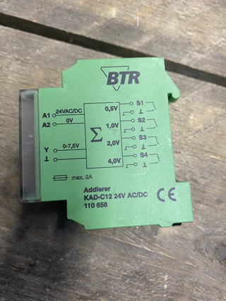 BTR NETCOM Schnittstellenmodul KAD-C12 24ACDC 7,5DC BTR Netcom 1106562