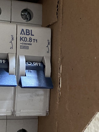 ABL Sursum K0,8T1 Leitungsschutzschalter 1P 230/400V neu0