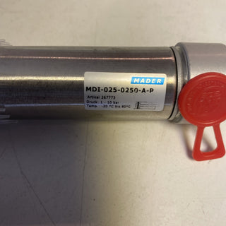 Mader Rundzylinder MDI-025-0250-A-P | ISO 6432 | Ø 25mm, 250mm Hub – NEU1