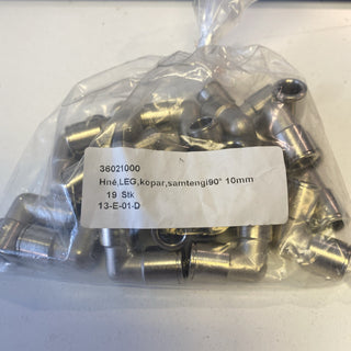 LEGRIS Winkelanschluss 36021000 | Neu | Ø 10mm beidseitig | Pneumatik Hydraulik0