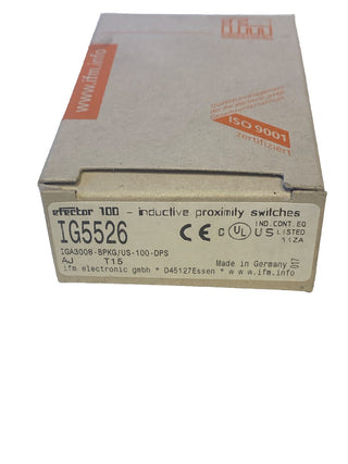IFM Induktiver Sensor IG5526 IGA3008-BPKG/US-104 Neu+OVP0