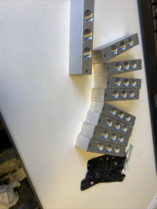9X festo Mehrfachverteiler  MONTAGELEISTE 5/1/37