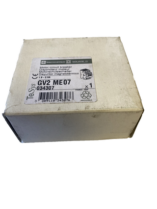 Telemecanique GV2ME07 Motorschutzschalter 1,6-2,5A (034307) – NEU & OVP2