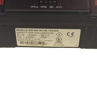 Euchner 104303 MGB-L2-AR-AA1A1-M-104303 Türbox-Zuhaltemodul2
