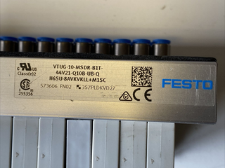 Festo VTUG-10 Ventilinsel VUVG Pneumatik Magnetventil SPS PLC Schaltschrank11