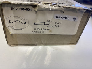 WAGO 780-604 2-Leiter-Durchgangsklemme 2,5mm² blau neu1