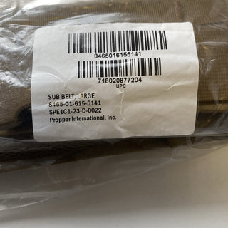 [NEU] Original USMC FILBE Sub-Belt Padded Battle Belt – Coyote Brown – Gr. Large
