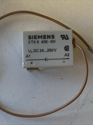 Siemens 3TX6406-0H Überspannungsbegrenzer 24-250V DC | Entstörmodul NEU2