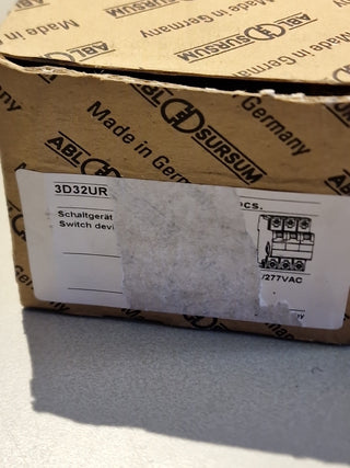 ABL SURSUM 3D32UR Circuit Breaker  480Y 277VAC 3 Pole6
