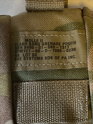 USGI US Army MOLLE II Flash Bang Granatentasche Multicam OCP 8465-01-580-1313