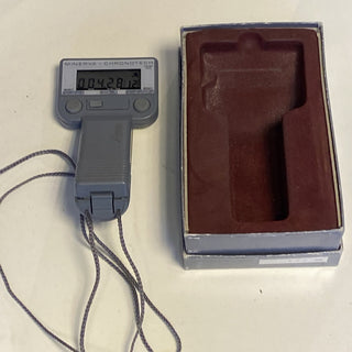 Minerva Chronotech Swiss 324 digitale Stoppuhr – Profi-Qualität – Vintage/Gebrau1