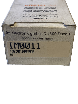ifm electronic IME 2015 BFBOA IM0011 Induktiver Sensor neu1