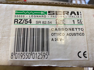 SERAI SR82.54 RZ/54 – Akustisches & Visuelles Alarmgerät – NEU & OVP0