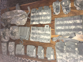 US Army MOLLE II Rifleman Pouch Set – 17-teilig – ACU/UCP – Top Zustand1