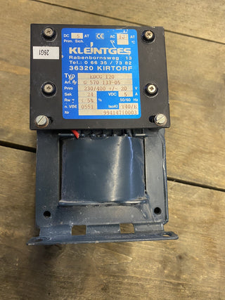 Kleintges EDCG 120 Gleichstromversorgung | 24V DC / 5A | Netzgerät Schaltschrank0