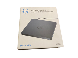 DELL DW316 USB Slim DVD Drive DVD+/-RW externes Laufwerk mit Brenner - NEU OVP0