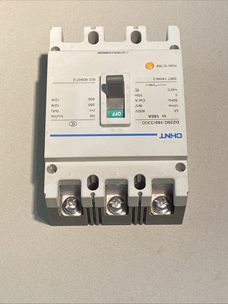 CHNT Plastic Circuit Breaker DZ20C-160/3300 160A 380V4