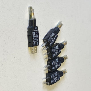 5x Lampenfassung, ZB6, grün Integral LED, 12-24 V6