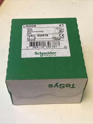 SCHNEIDER LRD08 TeSys LRD - Hitzeschutzrelais - 2,5 4A - Klasse 102