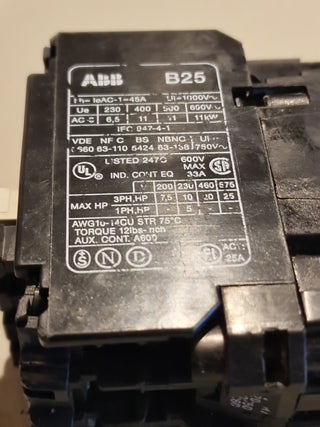 ABB B25-30-10 Leistungsschütz – 220V/230V – Gebraucht8