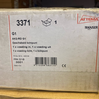 ATTEMA Ak2-RD G1 - AT3371 Kabelstecker IP65 Erdungskabel-Anschlussklemme NEU0