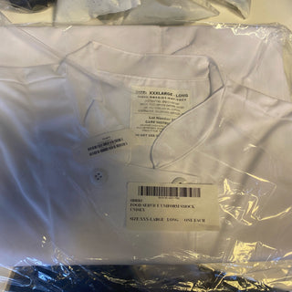 Koch Jacke  Food Service Smock Kittel - NEU - NSN 8415-01-647-75017
