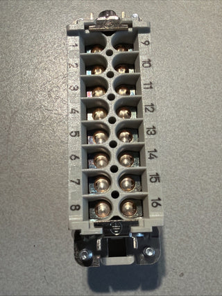 4x HARTING HAN 16A-F 10A 600V Steckverbinder3