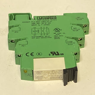 4x Phoenix Contact 2967015 Relaissockel PLC-BSC-24DC/21-21 PLC-Sockel – Gebrauch4