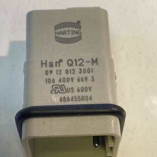 12stk 09120123001 Harting Han Q12/0 Stifteinsatz (M) Crimp- Quick-Lock-Anschluss5