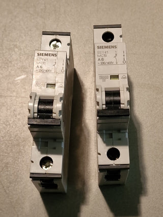 2xSiemens 5SY41 MCB A6#111